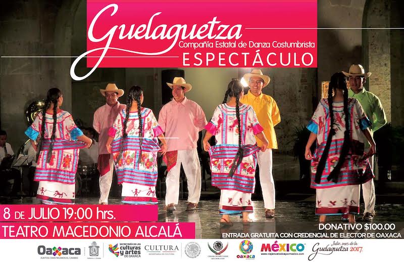 Espectáculo “Guelaguetza” y “Sanduga” regresan al Teatro “Macedonio Alcalá”