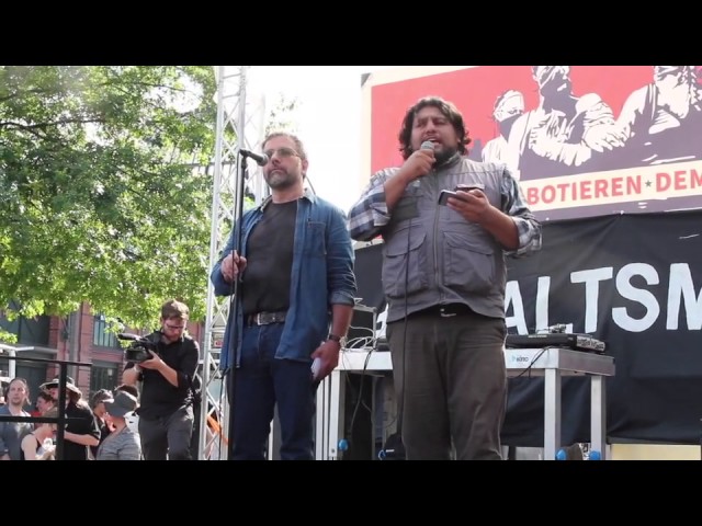 México protesta contra el G-20, en Hamburgo