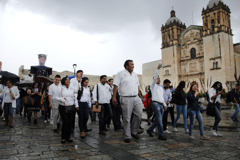 Ni la lluvia impidió el inicio de actividades del mes de la juventud