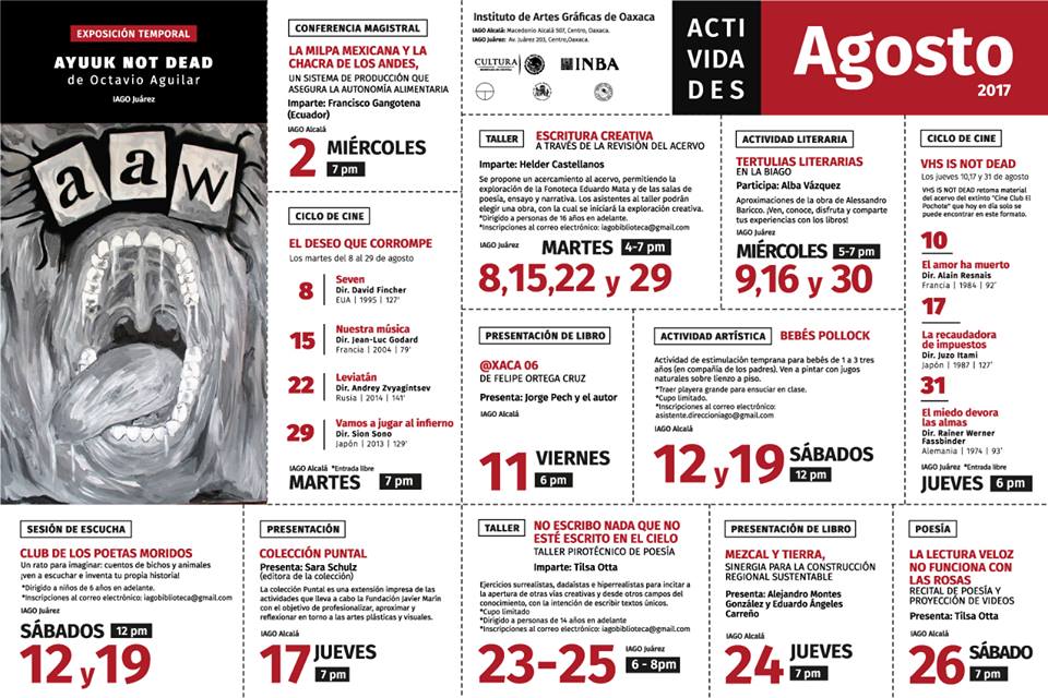 Exponen en el IAGO obra del artista mixe Octavio Aguilar y darán visita guiada en lengua Ayuuk