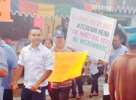 Trabajadores de Salud realizan marcha para denunciar desabasto de medicamentos e indolencia gubernamental