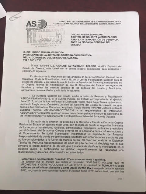 Por daño al erario de 37.6 mdp, ASE denuncia a Salvatierra y Pimentel, ex titulares de Sinfra