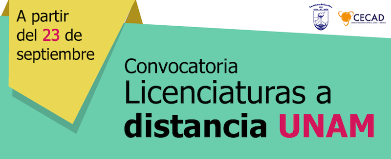 Convocatoria abierta para estudiar licenciaturas en línea