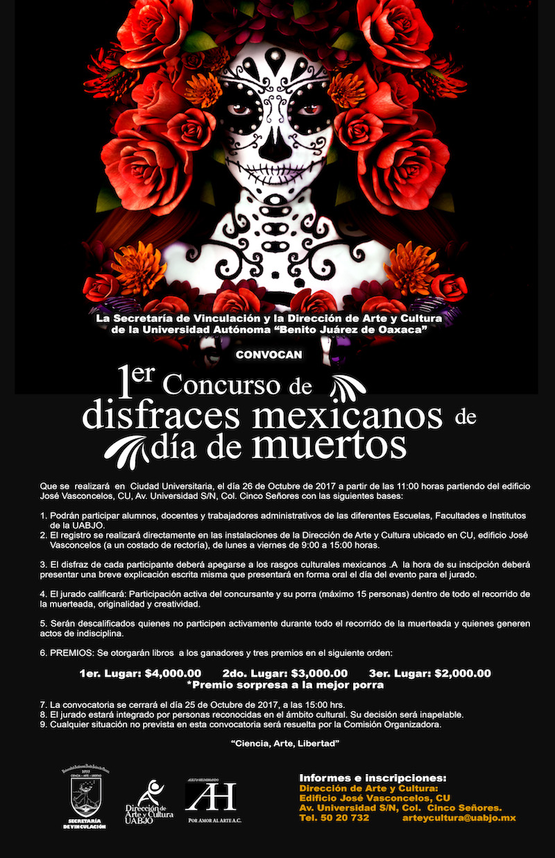 Invitan a la segunda ‘Muerteada’ en la UABJO este 26 de octubre