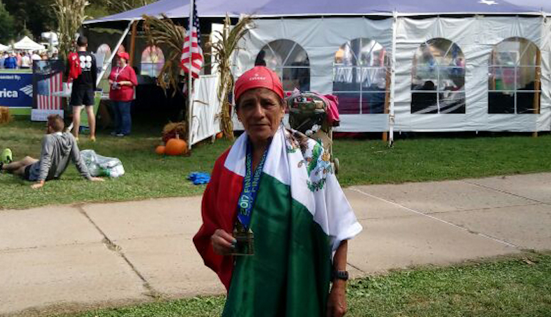 La oaxaqueña Amelia García, segundo lugar en el Maratón de Hartford
