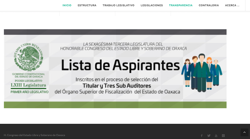 Ex funcionarios de Cué, URO, Murat, asesores y familiares de diputados van por un cargo en el OSF