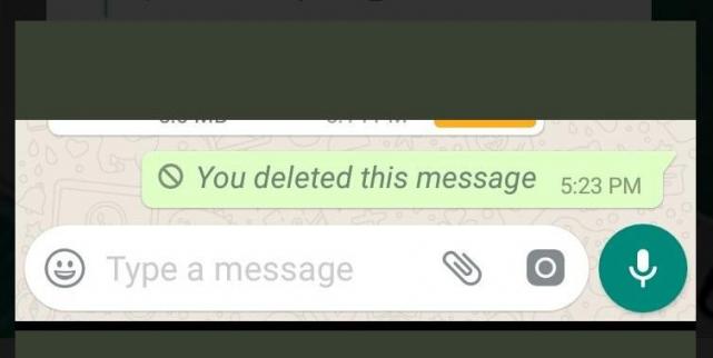 Whatsapp ahora permite eliminar los mensajes que ya hayan sido enviados