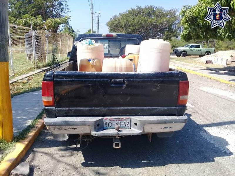 Reporta SSPO detenciones por presunta violación a la ley para prevenir y sancionar delitos cometidos en materia de hidrocarburos