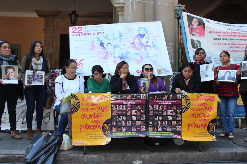 En México, una agresión diaria contra mujeres defensoras, Oaxaca primer lugar de agresiones a nivel nacional