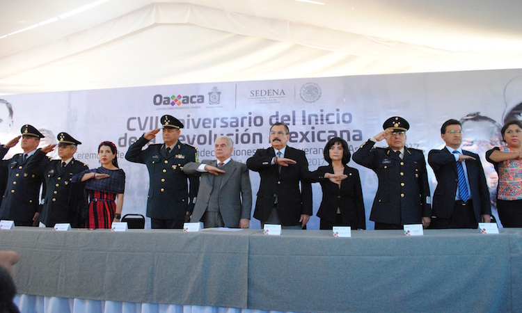 Acude edil capitalino a ceremonia por el CVII Aniversario del Inicio de la Revolución Mexicana