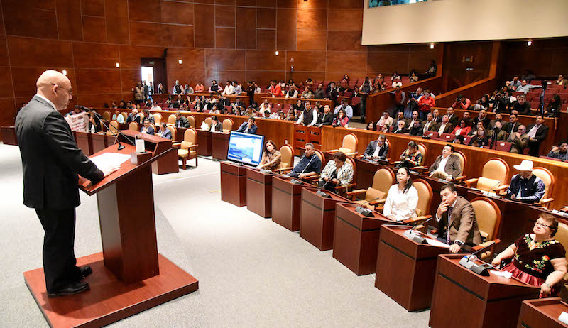 Diputados demandan fortalecer sistema de seguridad a titular de SSPO