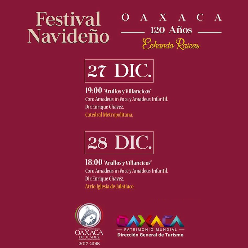 Con “Arrullos y Villancicos” culminará Festival Navideño 2017