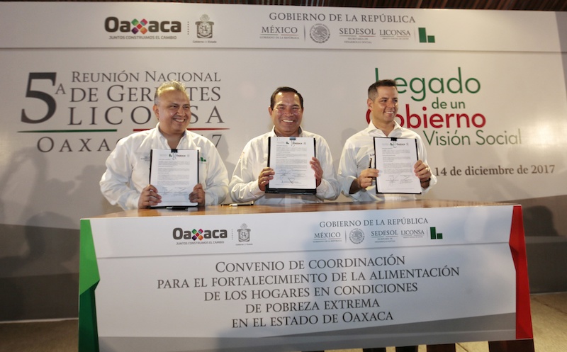 Leche Liconsa gratuita para 203 municipios indígenas de Oaxaca