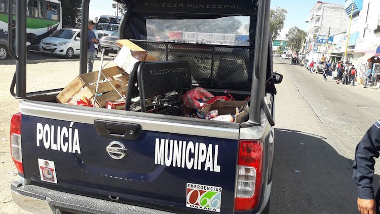 Decomisa Comisión de Seguridad Pública y Vialidad Municipal  500 kilogramos de pirotecnia
