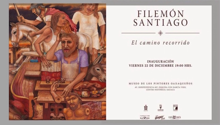 Presentan libro-catálogo del pintor oaxaqueño Filemón Santiago en el Museo de los Pintores