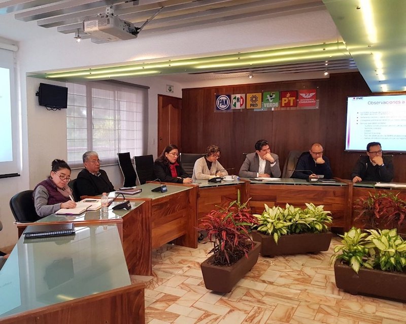 IEEPCO e INE realizan mesa para evaluar avances en organización de las elecciones 2018