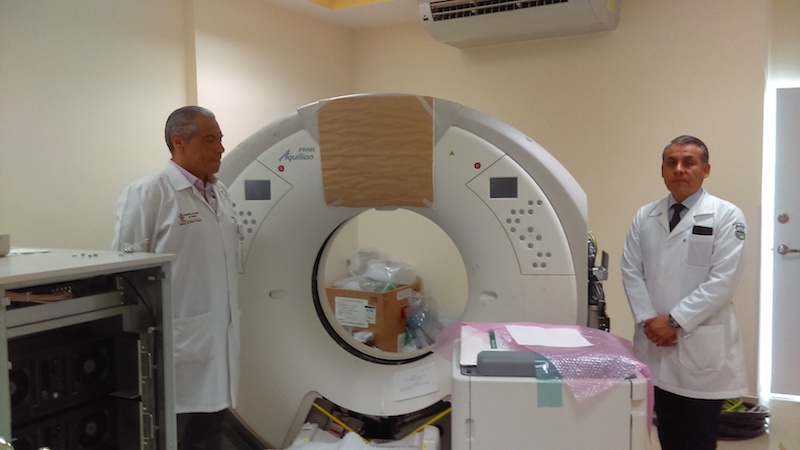 Instalan moderno tomógrafo en Hospital Civil de Oaxaca