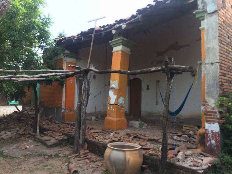 En Ixtepec las casas se dañaron y nadie llegó a censarlas