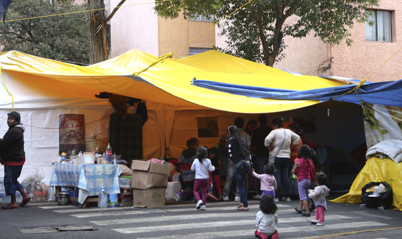 Tras sismos, niñas, niños y adolescentes, grupos más afectados en albergues y campamentos
