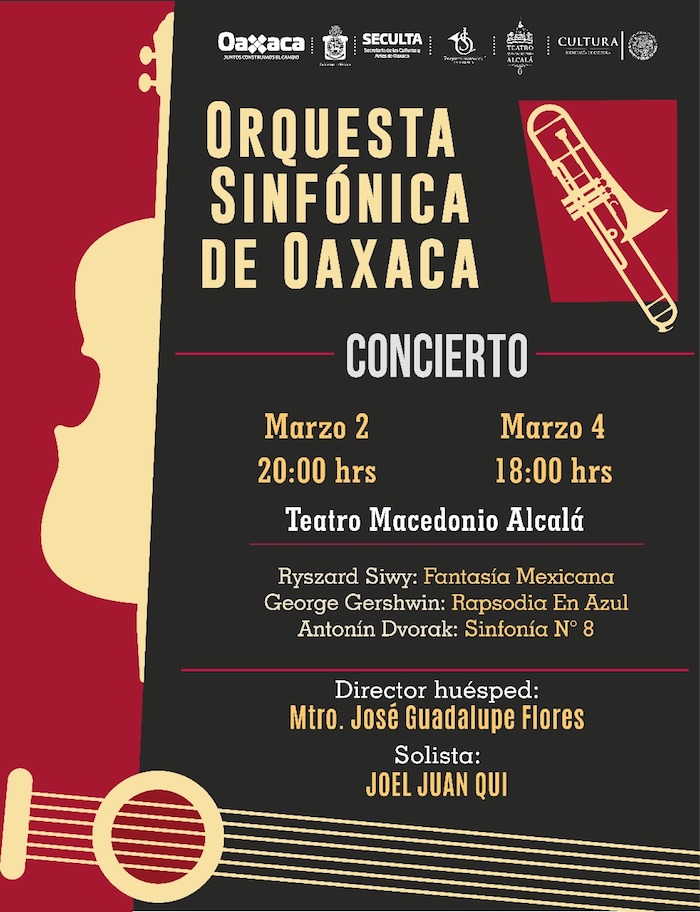 Invita Seculta a conciertos de la Primera Temporada 2018 de la OSO
