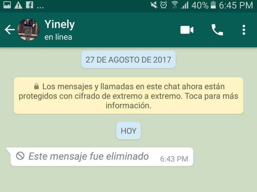 ¡Sorpresa!, existe un ´detalle´ que permite mirar los mensajes borrados en WhatsApp