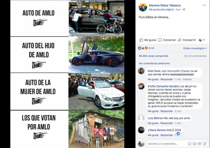 Verificado 2018: Ni el hijo de AMLO tiene un Lamborghini, ni su esposa un Mercedes