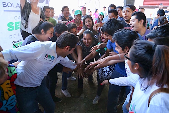 Oaxaca será tierra de oportunidades para los jóvenes: Raúl Bolaños Cacho Cué