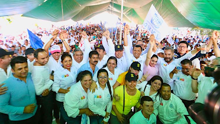 Muestra músculo @samygurrion al iniciar exitoso arranque de campaña