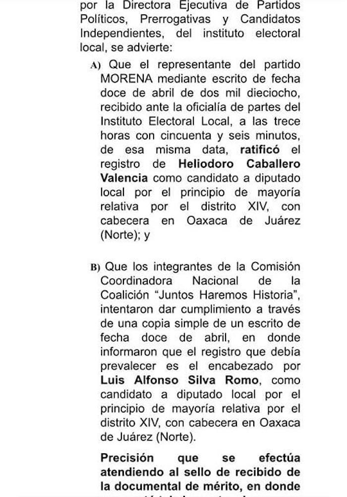 Tribunal tumba candidatura de diputado local a ex funcionario de Cué, postulado por Morena