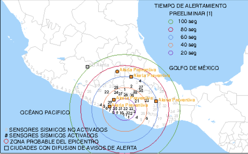 Saldo blanco por sismo de 5.1 con epicentro en Ometepec, Guerrero