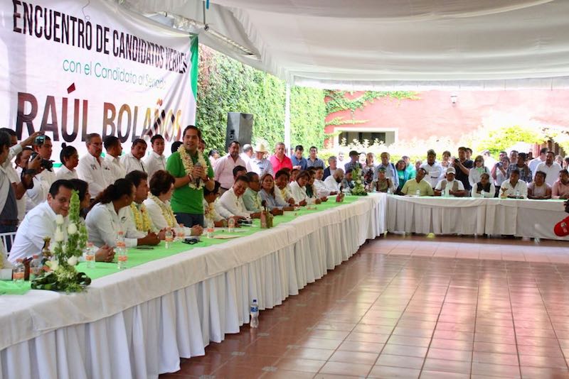 ¡La fuerza del Verde firme y hasta el triunfo con Raúl!