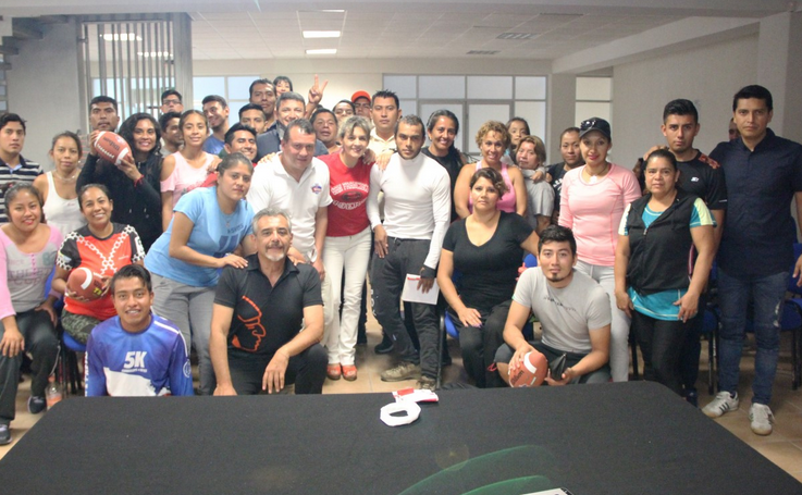 Realizan capacitación de Tochito NFL en Oaxaca