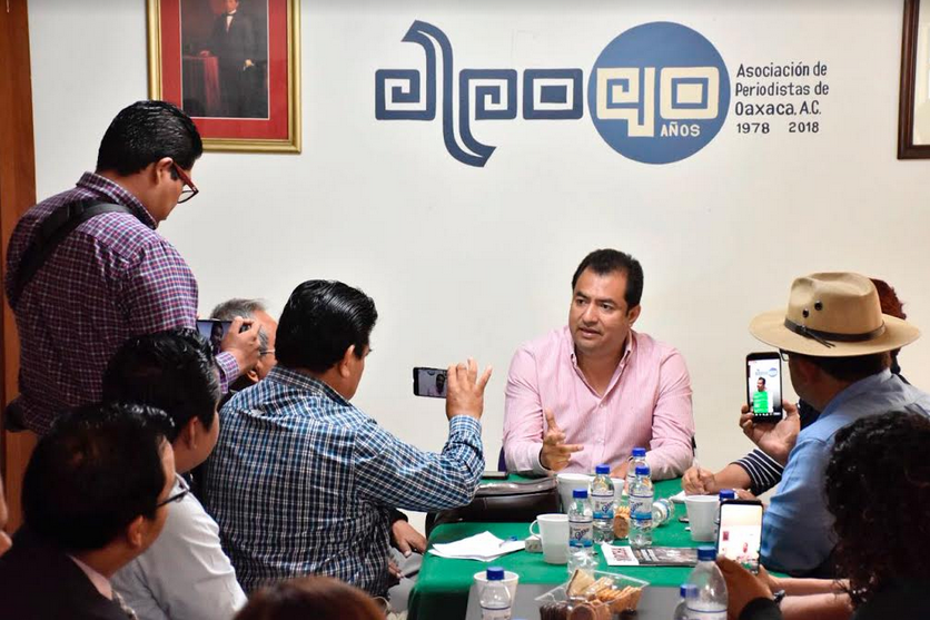 Mi gobierno será respetuoso de la libertad de expresión, asegura Oswaldo García