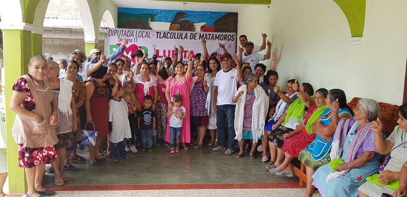 La Fuerza del Partido de Mujeres Revolucionarias votará por AMLO este 1 de julio