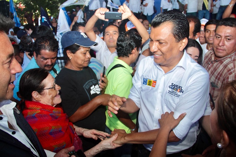 Se reafirma en San Martín Mexicapam la victoria de Samuel Gurrión Matías este 1 de julio