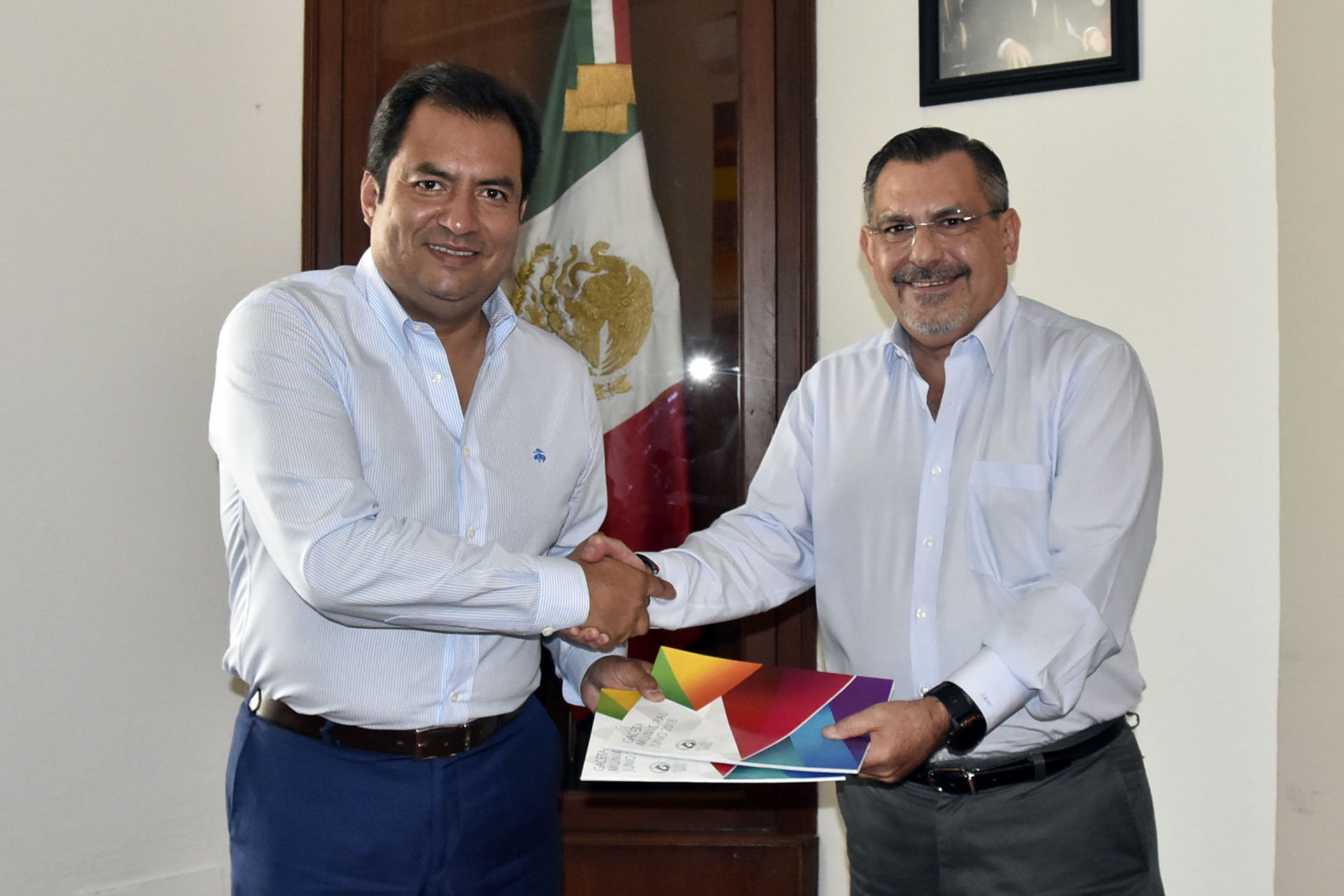 Sostiene Hernández Fraguas primer encuentro con Oswaldo García Jarquín