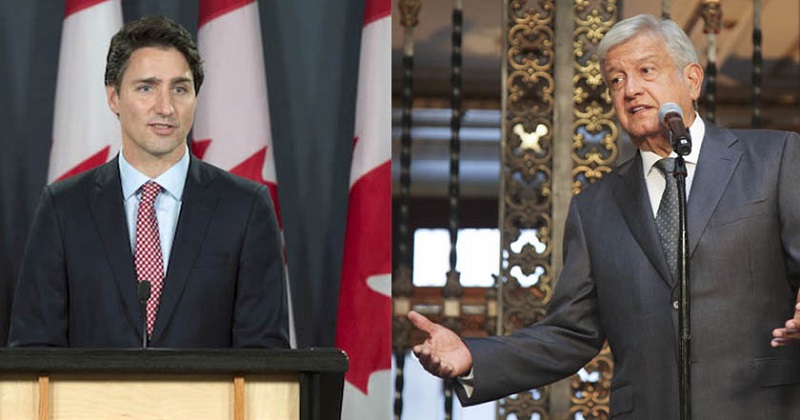 Trudeau hace llamada telefónica a AMLO sobre trabajos México-Canadá