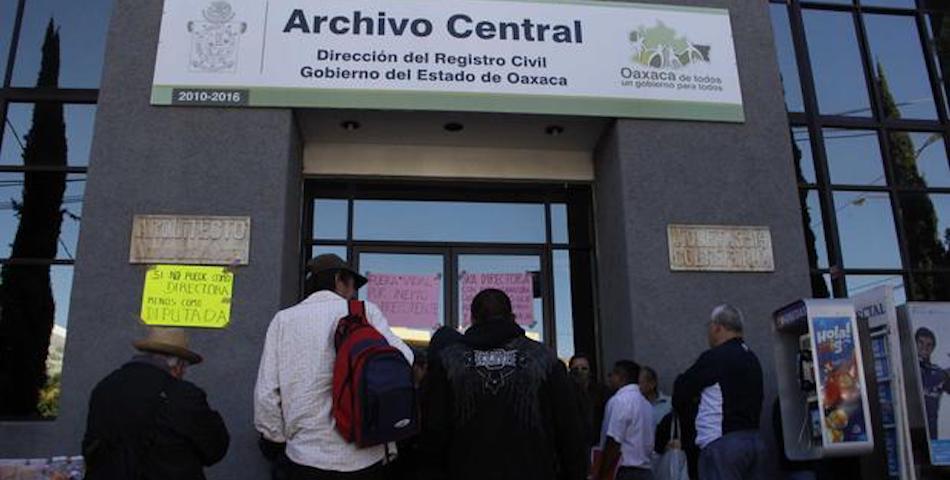 Por venta de actas en 500 pesos, Contraloría inicia auditoría financiera en @RegCivil_GobOax