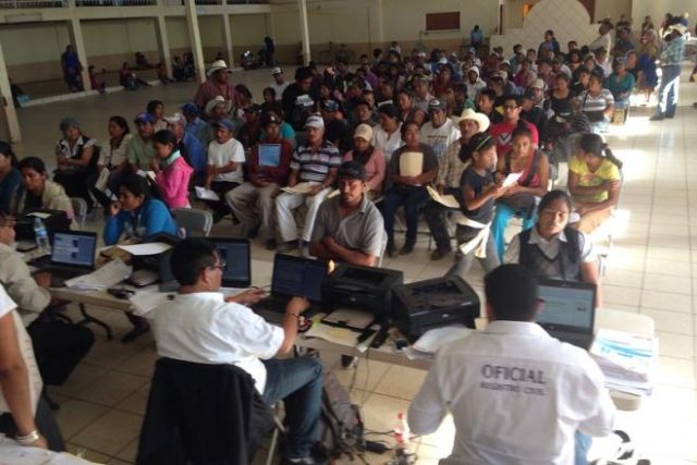 Atiende Registro Civil de Oaxaca a migrantes en Valle de San Quintín