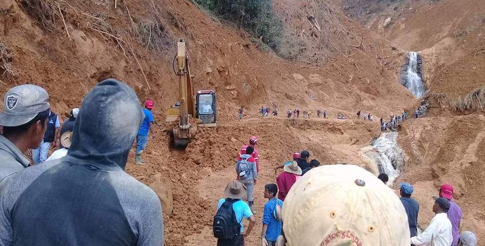 Desmiente Metaltepec que haya llegado el Ejército tras derrumbes; no ha habido condiciones: @CEPCO_GobOax