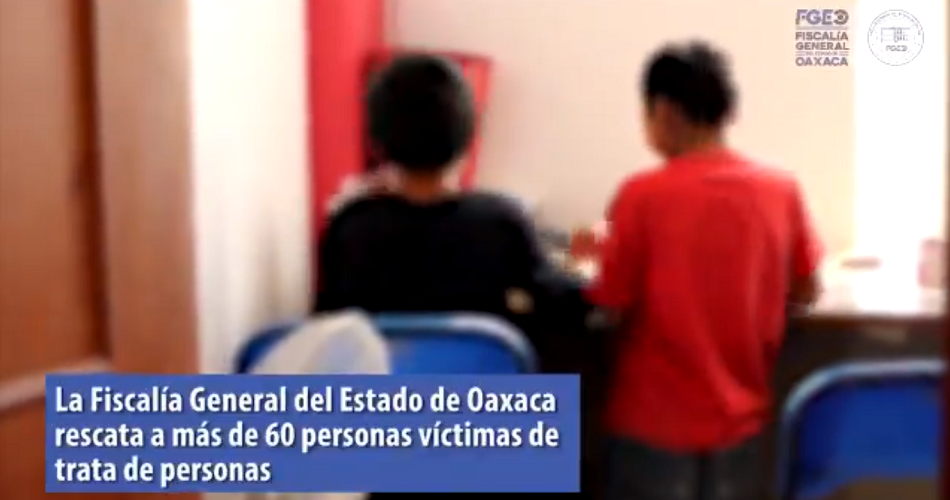 Rescatan a 63 indígenas chiapanecos que eran explotados laboralmente en Oaxaca; 56 son menores de edad: Fiscalía