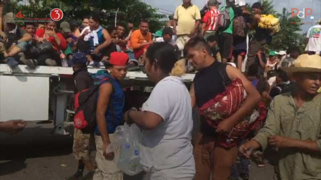 La #CaravanaMigrante, un campo de refugiados móviles (Video)
