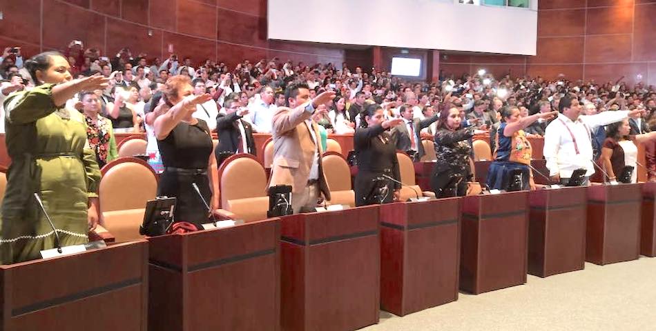 Arranca la LXIV Legislatura de Oaxaca: Morena y aliados avasallan al PRI y lo sacan de la Mesa Directiva