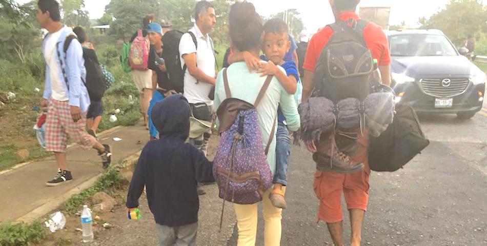 En #CaravanaMigrante detectan a 2 menores con posible dengue hemorrágico
