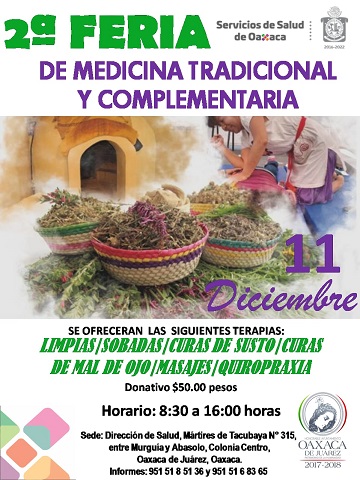 Invitan a la segunda feria de medicina tradicional en diciembre