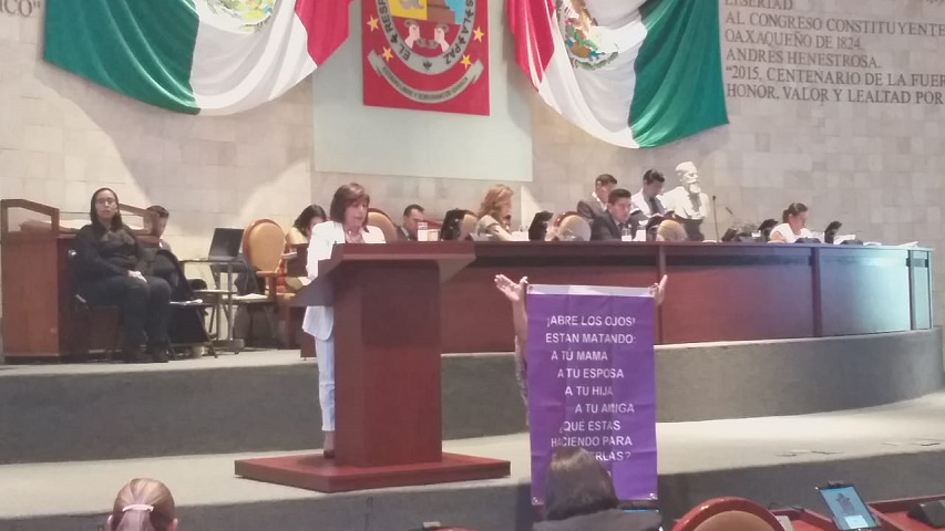 “Tenemos un gobierno indiferente a la Alerta de género, y una Secretaría de la Mujer insensible al tema” dijo la diputada Hilda Luis