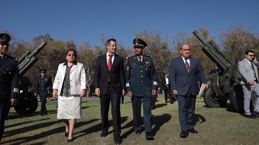 Ejército, principal garante de la Seguridad Nacional: Murat; reitera apoyo a Guardia Nacional de AMLO