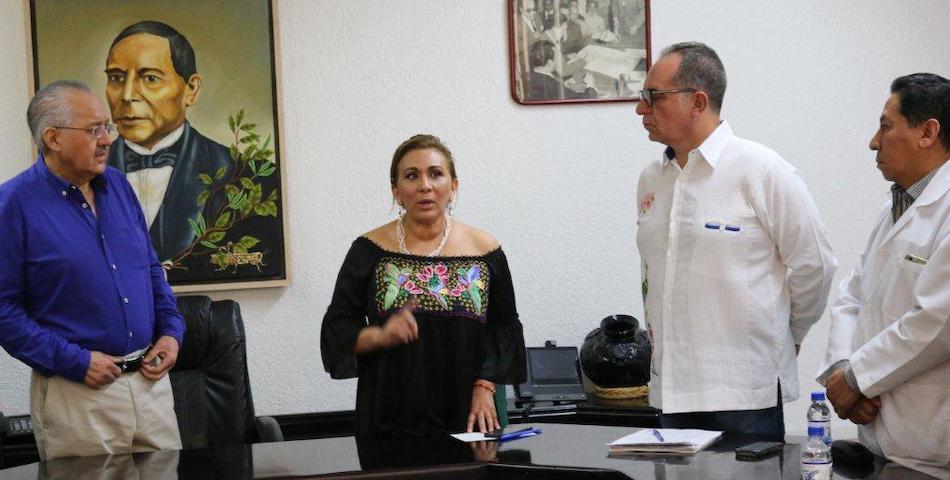 Por primera vez una mujer asume la titularidad del @IMSS_Oaxaca; Concepción Rueda Gómez rinde protesta