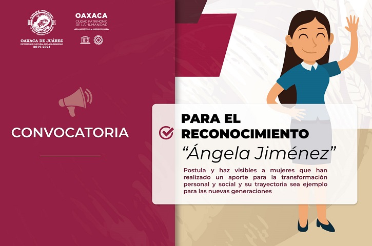 Ayuntamiento capitalino convoca a postular mujeres para recibir el “Reconocimiento Ángela Jiménez”