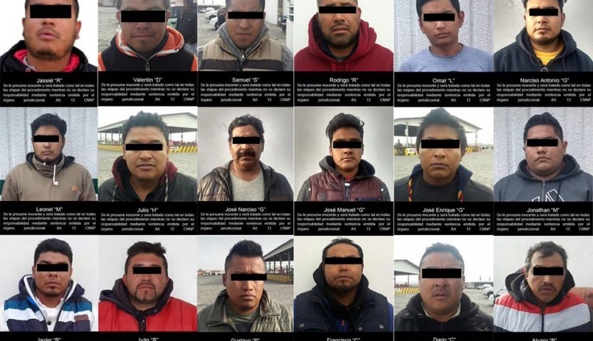 Cae grupo huachicolero en Puebla: detienen a 23 hombres y decomisan 40 pipas